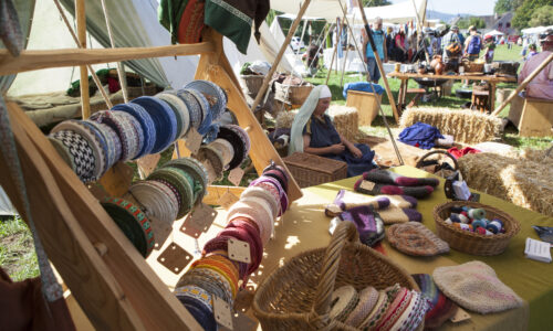 Augusta Raurica Roemerfest Handgewobenes Foto Susanne Schenker