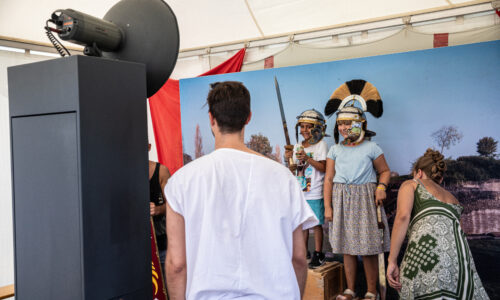 Roemerfest Augusta Raurica Am UBS Fotobooth Foto Matthias Willi