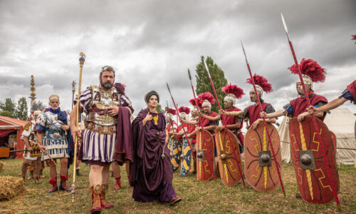 Roemerfest Augusta Raurica Das Kaiserpaar Foto Matthias Willi