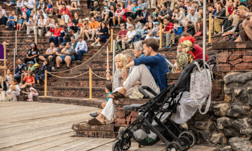 Roemerfest Augusta Raurica Den Klaengen roemischer Musik lauschen Foto Matthias Willi