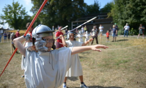 Roemerfest Augusta Raurica Trainieren wie ein Legionaer Foto Daniel Rancic
