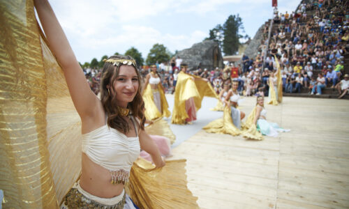 Roemerfest Augusta Raurica Tanzvorfuehrung im Theater Foto Daniel Rancic