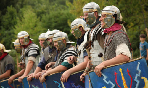 Augusta Raurica Legionaere der Legio XI am Sommerprogramm Foto Susanne Schenker