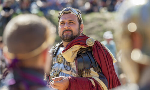 Römerfest Augusta Raurica - Ansprache des Kaisers im Theater - Foto Susanne Schenker