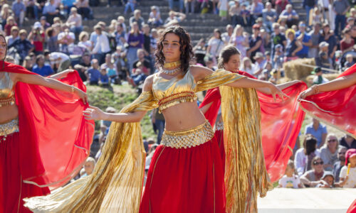 Römerfest Augusta Raurica - Römische Tänze im Theater - Foto Susanne Schenker