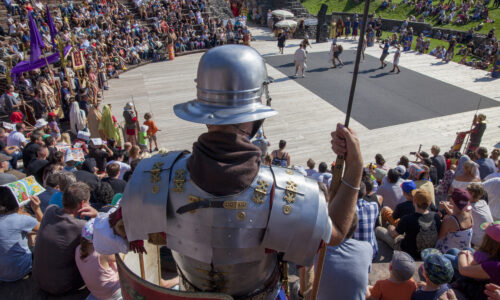 Römerfest Augusta Raurica -  Spektakel im Theater - Foto Susanne Schenker