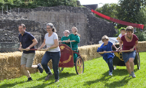 Römerfest Augusta Raurica - Streitwagenrennen für Familien - Foto Susanne Schenker