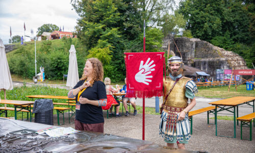 Fête romaine Augusta Raurica – Visite guidée en langue des signes – Photo Matthias Willii
