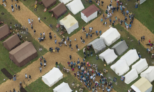 Fête romaine Augusta Raurica – Champ des légionnaires  – Photo Angelika Signer