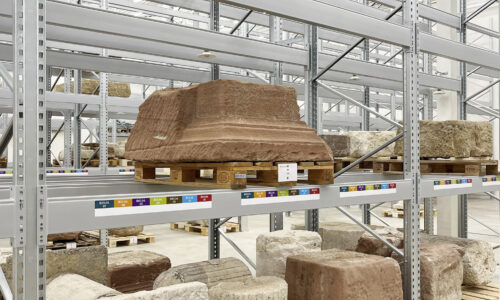 Sammlungszentrum Augusta Raurica Architekturobjekte im Sammlungsdepot Foto Susanne Schenker