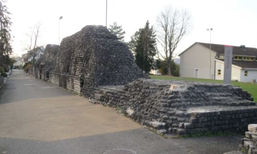 Spätrömische Kastellmauer Kaiseraugst wird restauriert