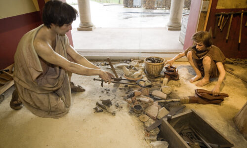 Augusta Raurica Roemerhaus Bronzeschmiede Foto Ursi Schild