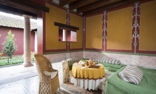 Augusta Raurica Roemerhaus Triclinium Foto Susanne Schenker